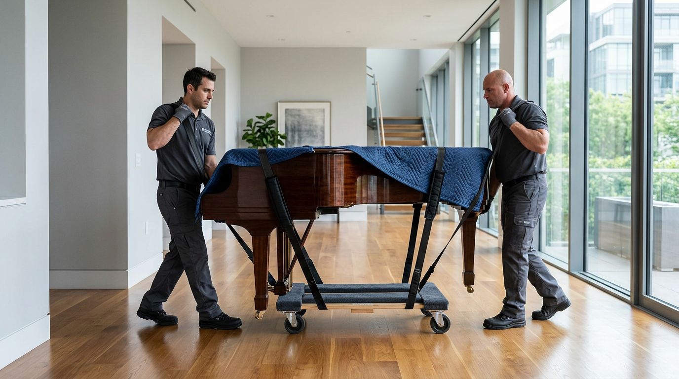 Flytning af piano: Sådan undgår du skader