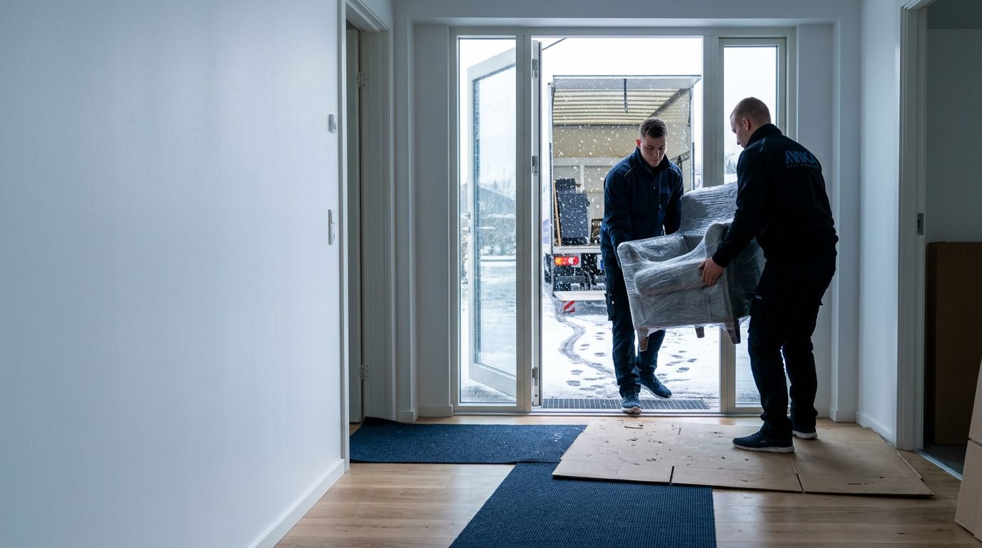 flytning om vinteren