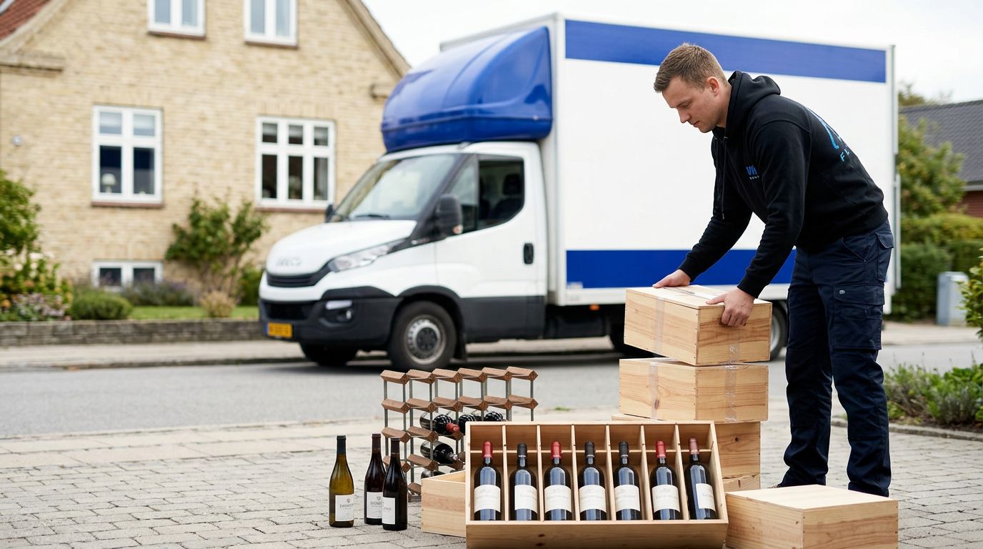 flytning af vinkælder